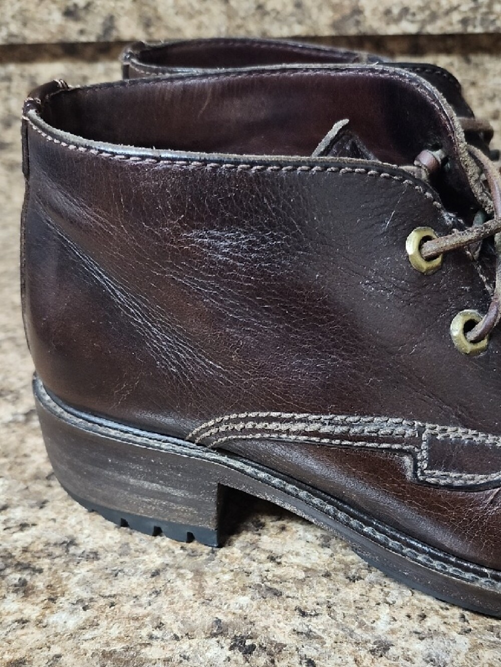 Vintage Leather Ankle Boots - Classic Casual Style - Picture 2 of 11